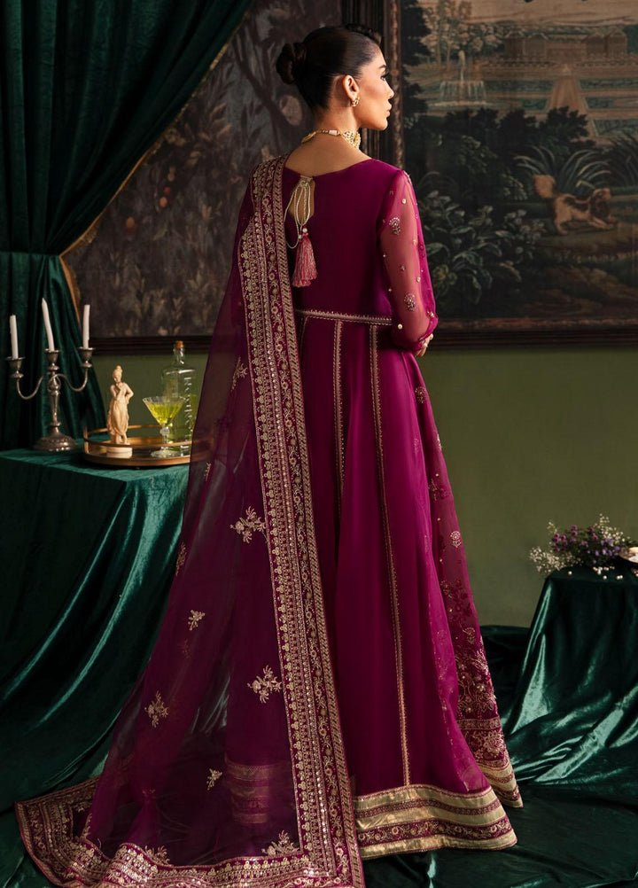 Elanora By Nureh Embroidered Organza Suits Unstitched 4 Piece NU23ELL NEL-34 - Luxury Collection