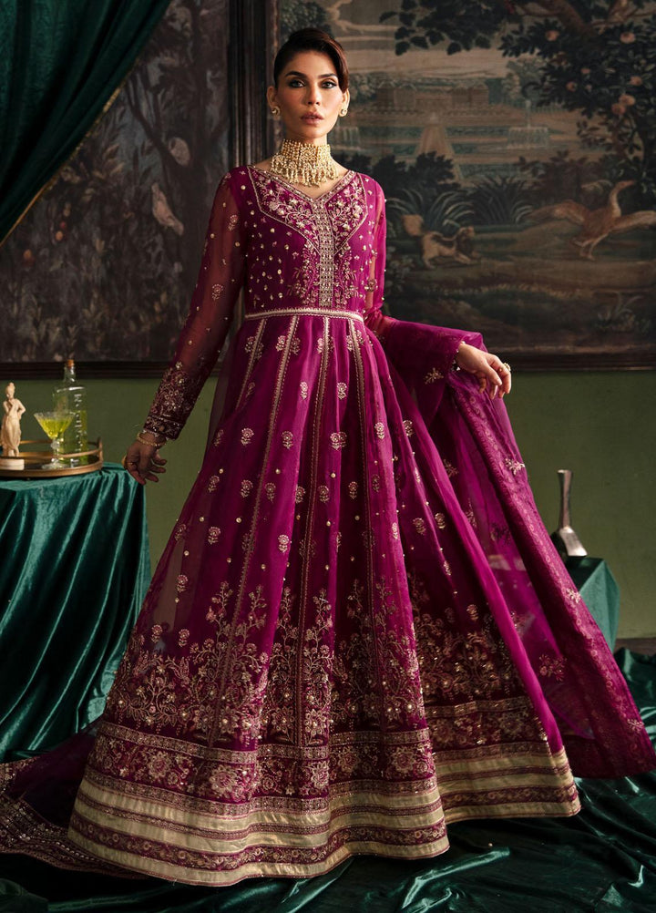 Elanora By Nureh Embroidered Organza Suits Unstitched 4 Piece NU23ELL NEL-34 - Luxury Collection