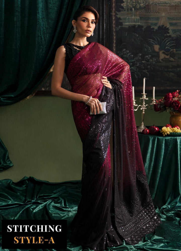 Elanora By Nureh Embroidered Net Suits Unstitched 4 Piece NU23ELL NEL-35 - Luxury Collection