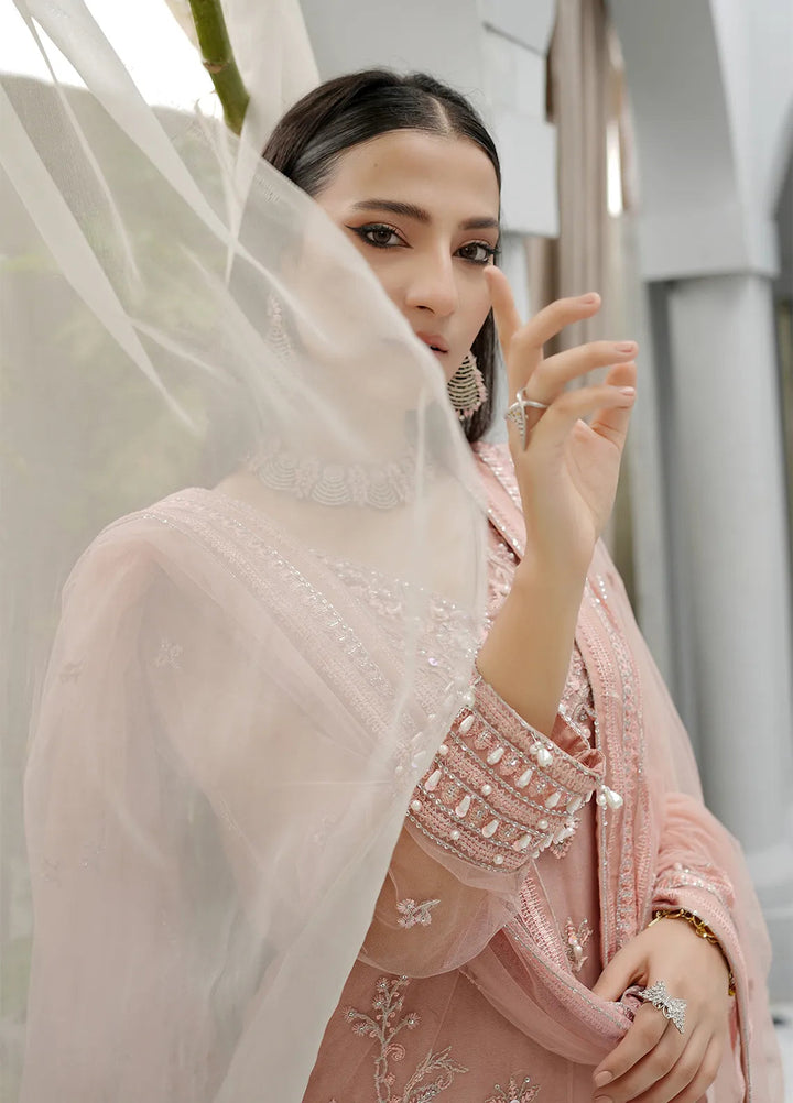 Elegance by Layout Embroidered Net Suits Unstitched 4 Piece LO24EL Aurelie - Festive Collection