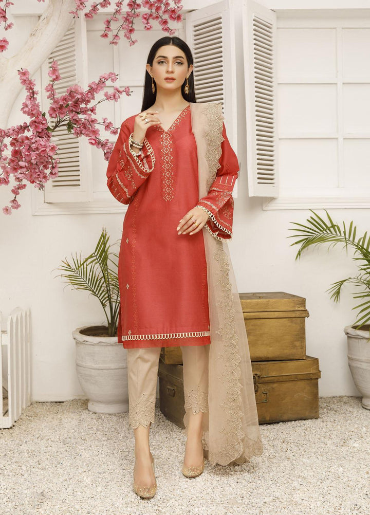 Elegance Casual Pret Embroidered Lawn Shirt DUNE