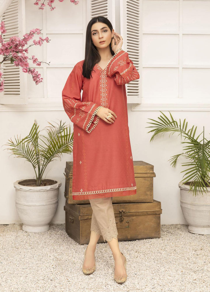 Elegance Casual Pret Embroidered Lawn Shirt DUNE