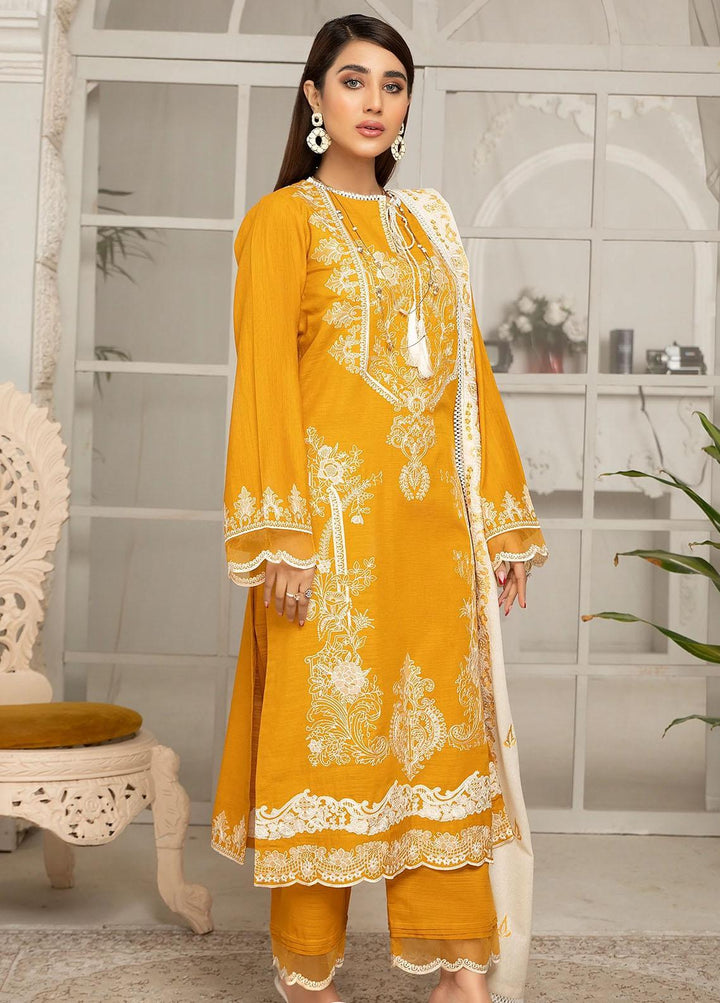 Elegance Embroidered Khaddar Suits Unstitched 3 Piece ELG22W MN-54 SOLANA - Winter Collection