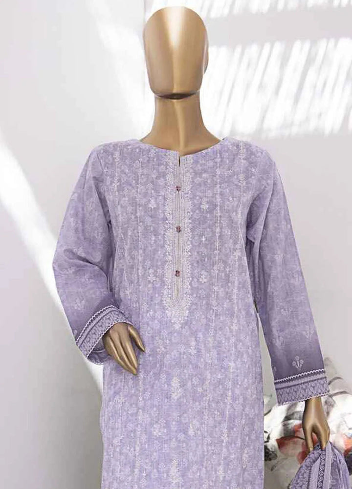 Elegant by HZ Textiles Embroidered Lawn Suits Unstitched 3 Piece HZ25EL EC-929 - Summer Collection