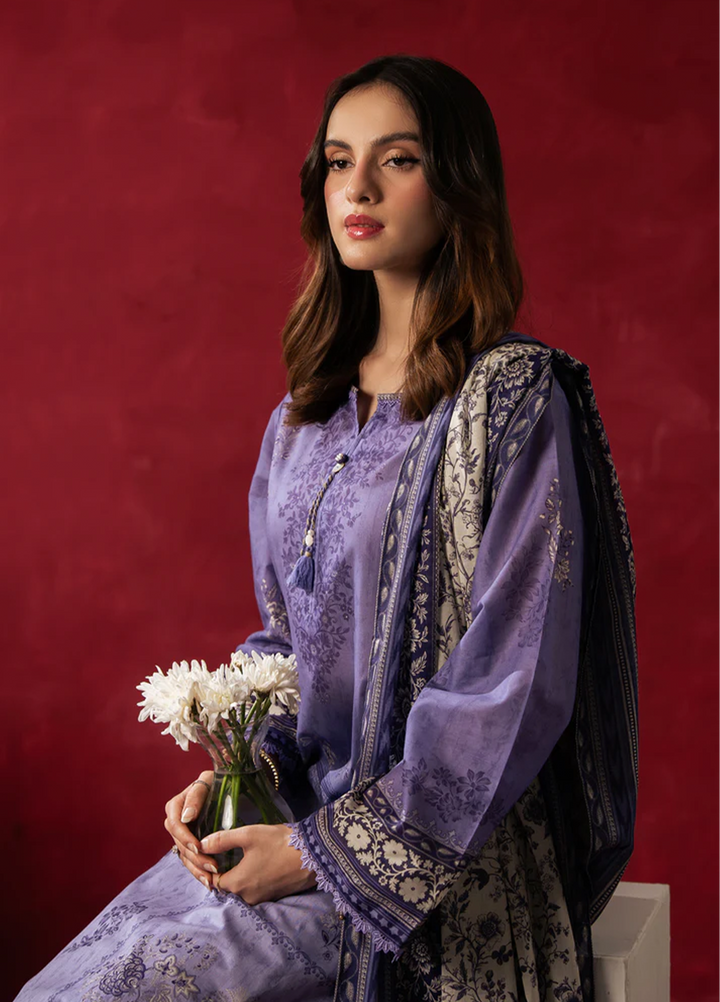 Zoe by Zeen Unstitched Printed Lawn 3 Piece Suit ZN26UZL WFM36609 - Casual Collection
