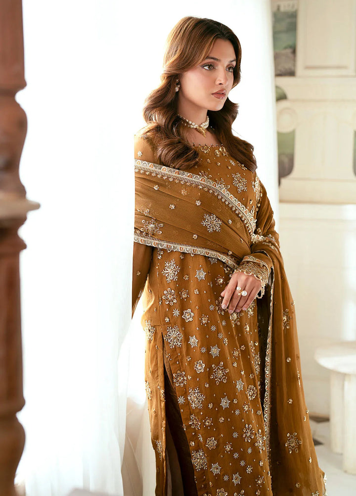 Elinor by Sahane Embroidered Chiffon Suits Unstitched 3 Piece SNE24EL EL-1805 Mirella - Formal Collection
