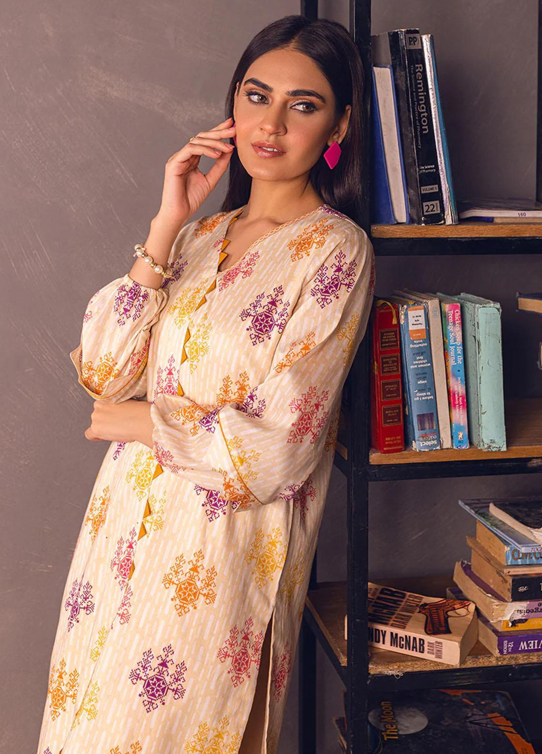 Eliora by Salitex Printed Lawn Suits Unstitched 2 Piece ST23E UNS23BB001UT - Summer Collection
