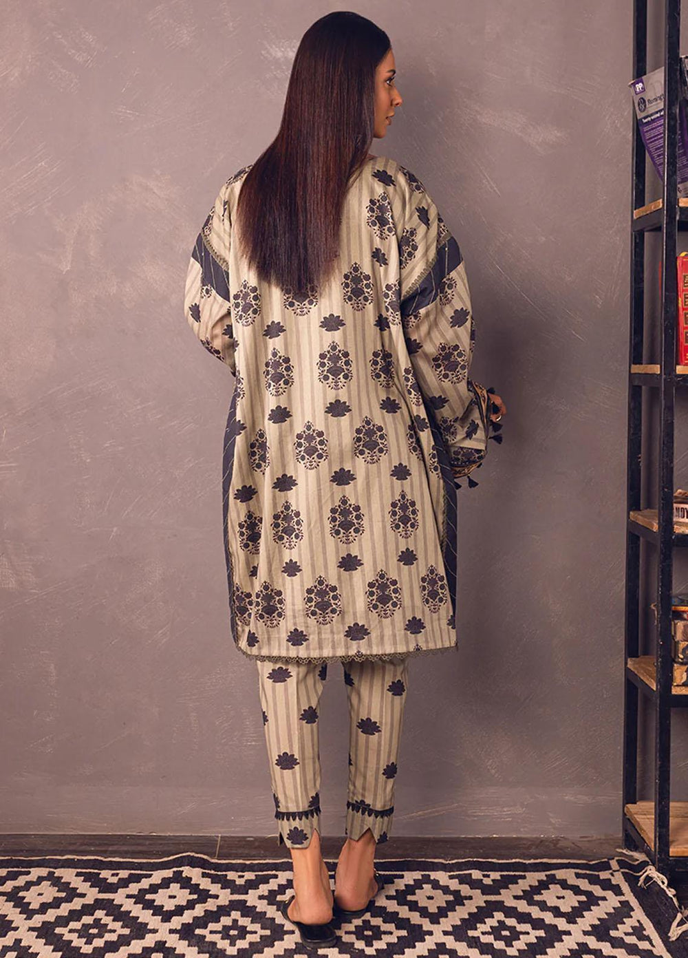 Eliora by Salitex Printed Lawn Suits Unstitched 2 Piece ST23E UNS23BB002UT - Summer Collection
