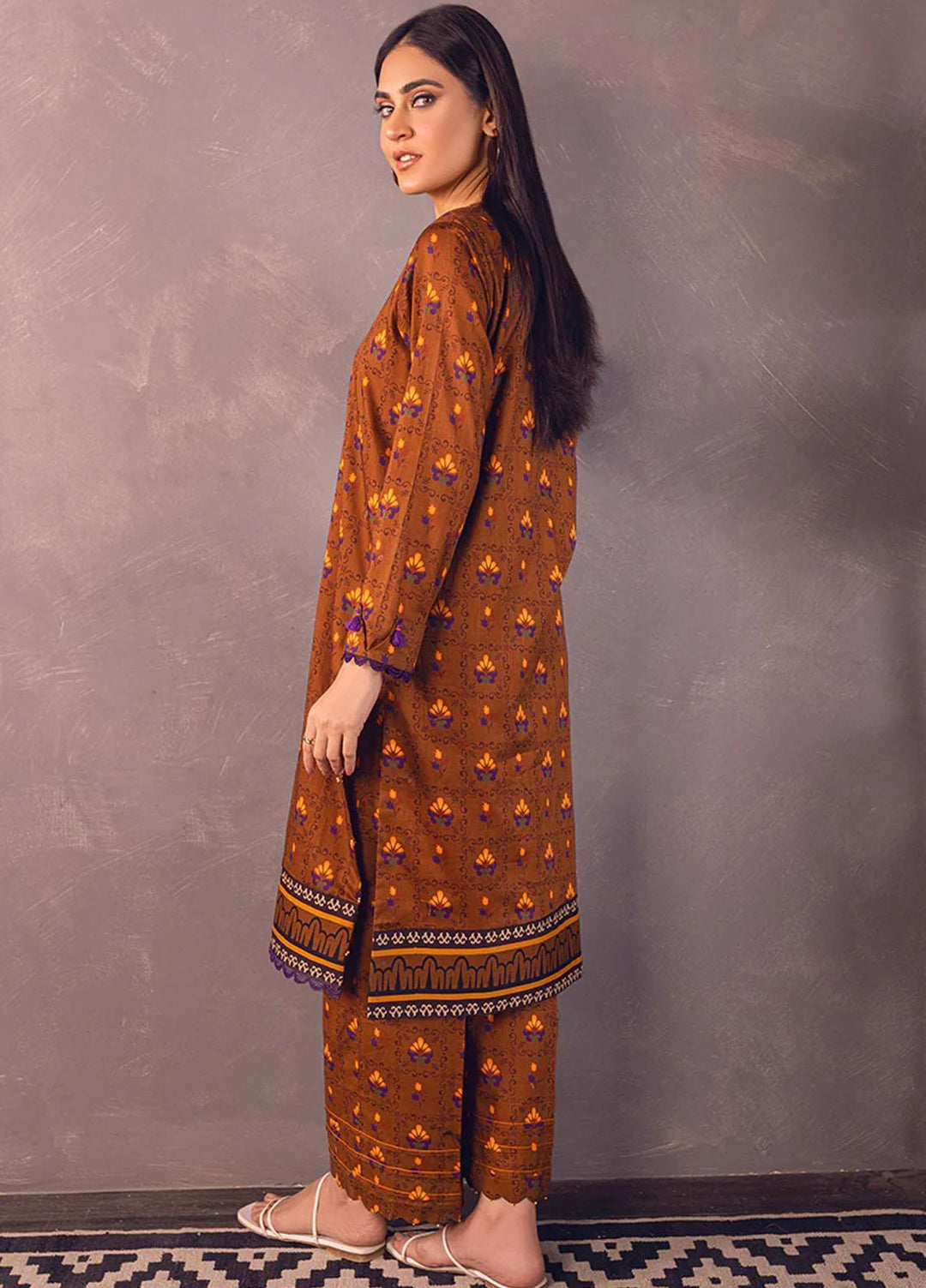 Eliora by Salitex Printed Lawn Suits Unstitched 2 Piece ST23E UNS23BB003UT - Summer Collection