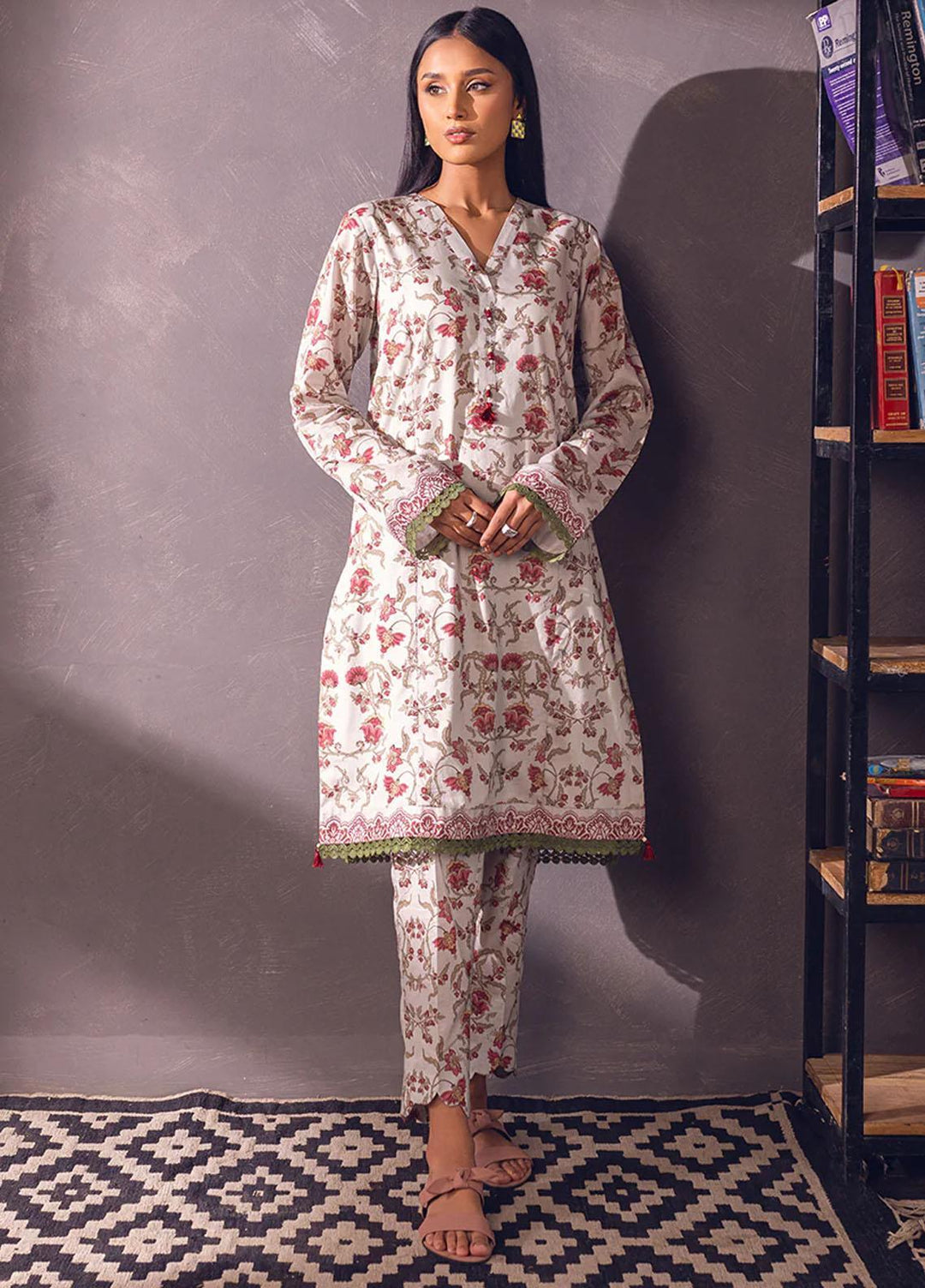 Eliora by Salitex Printed Lawn Suits Unstitched 2 Piece ST23E UNS23BB004UT - Summer Collection