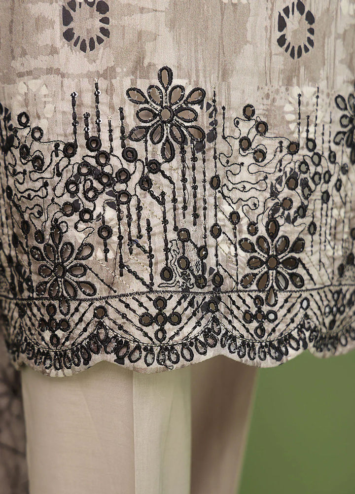 Elite by HZ Textiles Embroidered Lawn Suits Unstitched 3 Piece HZ25EEL EC-211 - Summer Collection