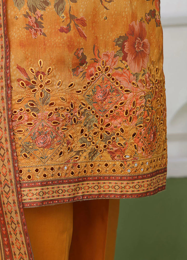 Elite by HZ Textiles Embroidered Lawn Suits Unstitched 3 Piece HZ25EEL EC-212 - Summer Collection