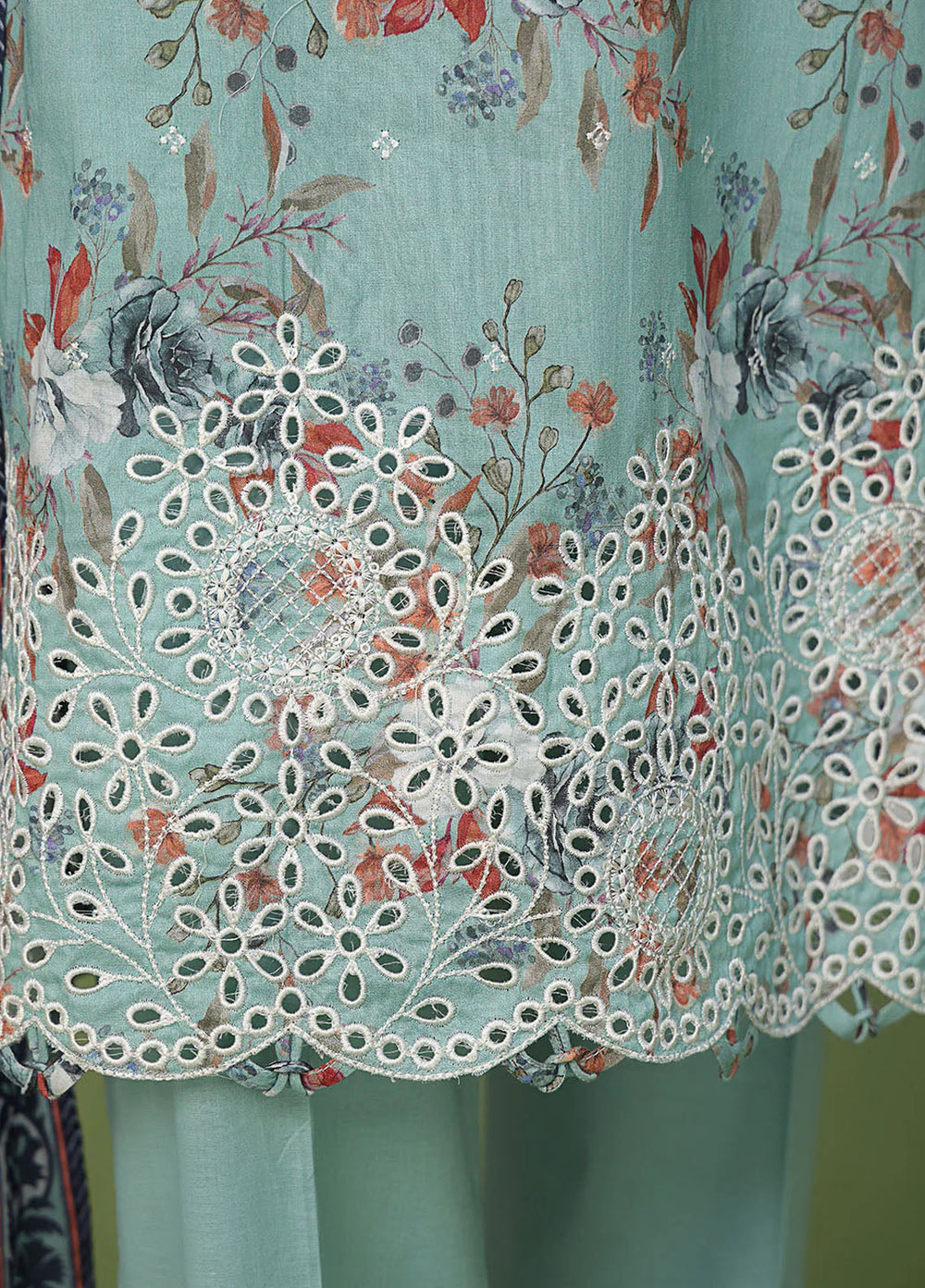 Elite by HZ Textiles Embroidered Lawn Suits Unstitched 3 Piece HZ25EEL EC-219 - Summer Collection