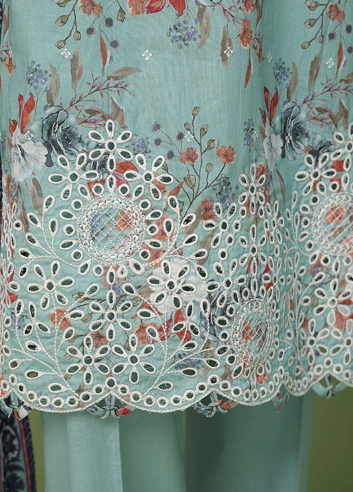 Elite by HZ Textiles Embroidered Lawn Suits Unstitched 3 Piece HZ25EEL EC-219 - Summer Collection