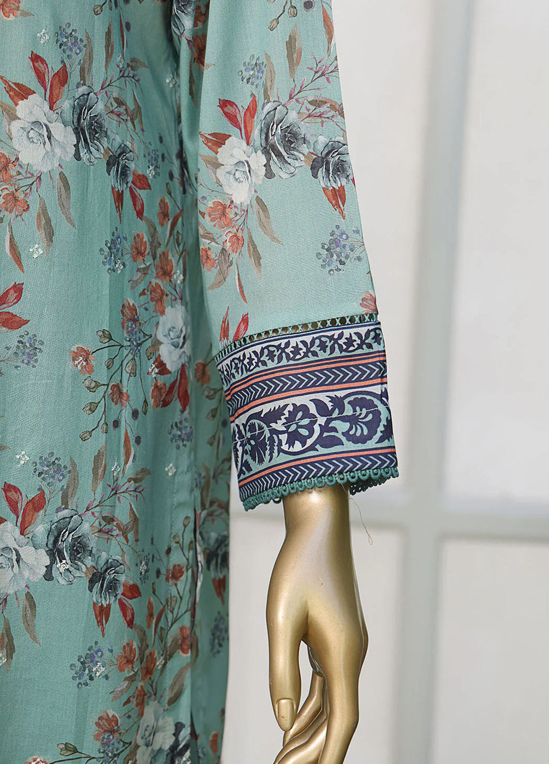 Elite by HZ Textiles Embroidered Lawn Suits Unstitched 3 Piece HZ25EEL EC-219 - Summer Collection