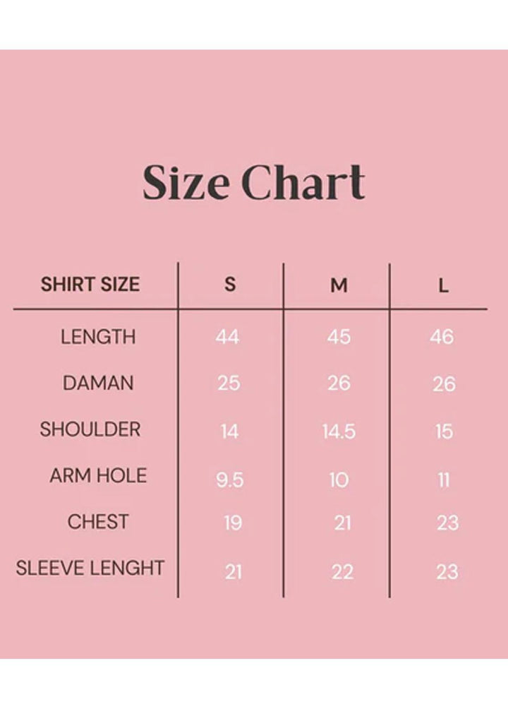 Sahane Pret Embroidered Chiffon Kurti SNE23EP D-1001