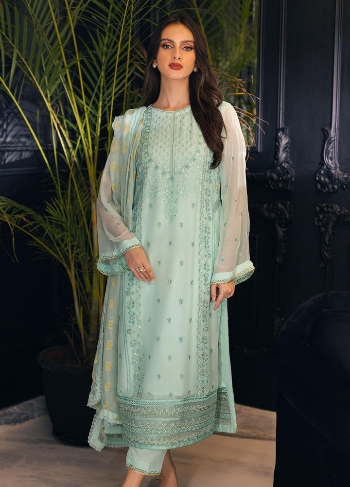 Sahane Pret Embroidered Chiffon Kurti SNE23EP D-1006