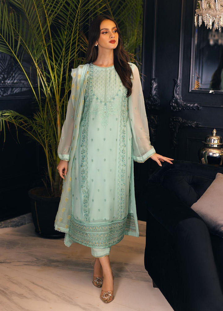 Ella By Sahane Embroidered Chiffon  Unstitched Kurties SNE23EL SAH-1006 Elenor - Formal Collection