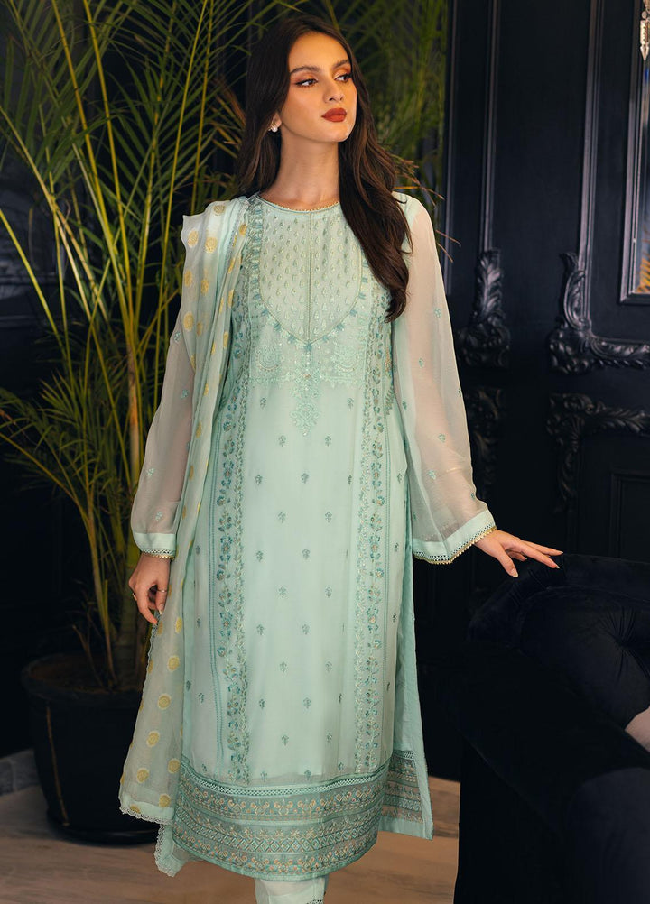 Sahane Pret Embroidered Chiffon Kurti SNE23EP D-1006
