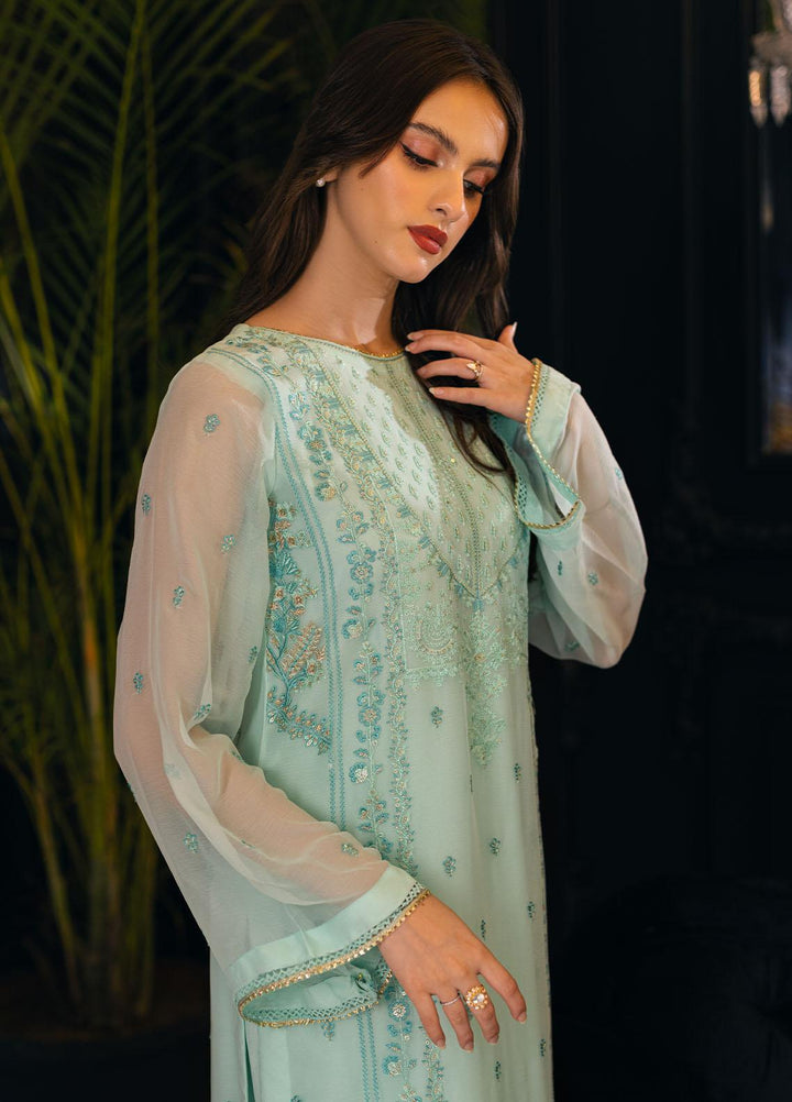 Sahane Pret Embroidered Chiffon Kurti SNE23EP D-1006