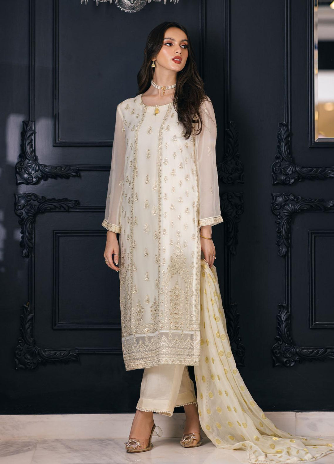 Sahane Pret Embroidered Chiffon Kurties SNE23EP SAH-1008 Irene