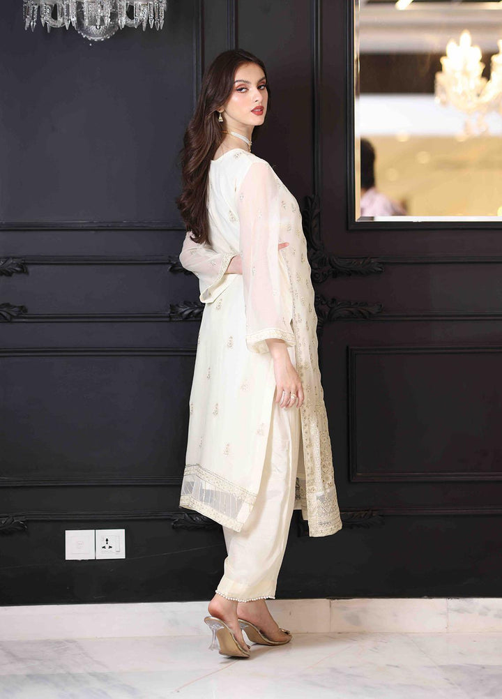 Ella By Sahane Embroidered Chiffon  Unstitched Kurties SNE23EL SAH-1008 Irene - Formal Collection