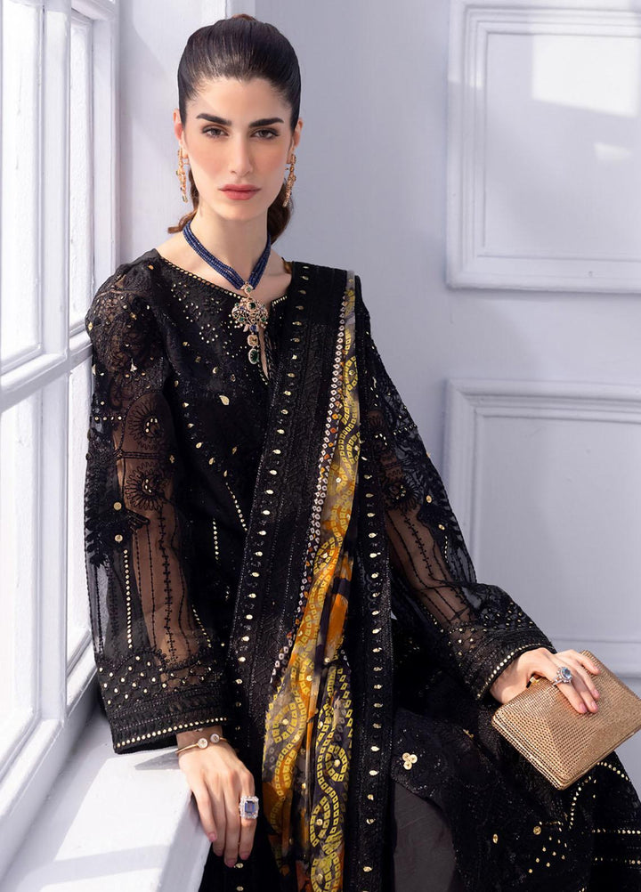 Ellenora By Nureh Embroidered Organza Suits Unstitched 4 Piece NU23EE NEL-31 - Luxury Collection