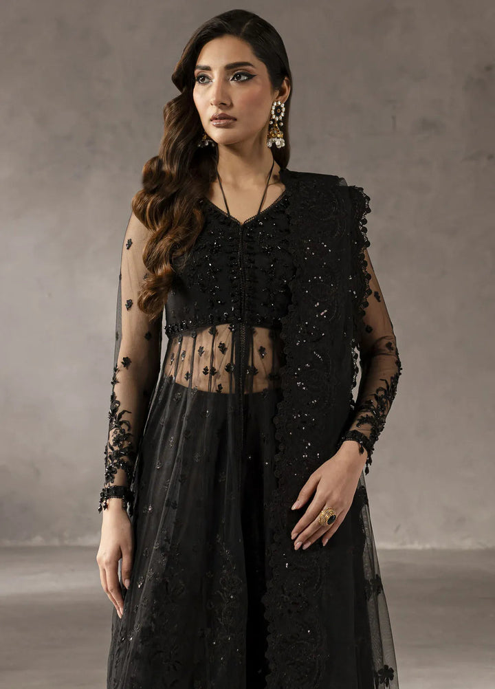 Elysee by Imran Ramzan Embroidered Net Suits Unstitched 3 Piece IR25EF Amour de Noire - Formals Collection