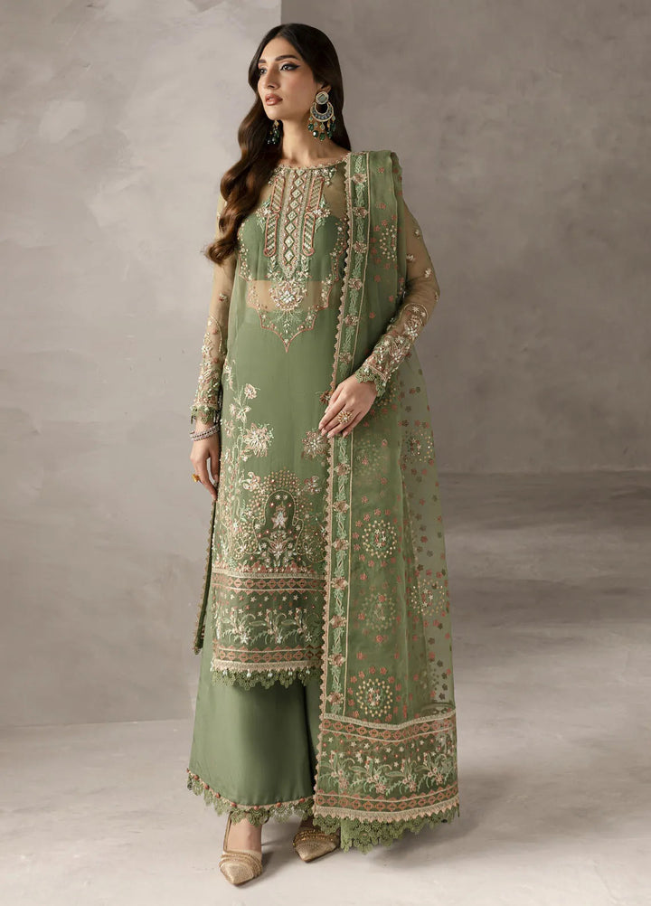 Elysee by Imran Ramzan Embroidered Organza Suits Unstitched 3 Piece IR25EF Giardino Fiorito - Formals Collection