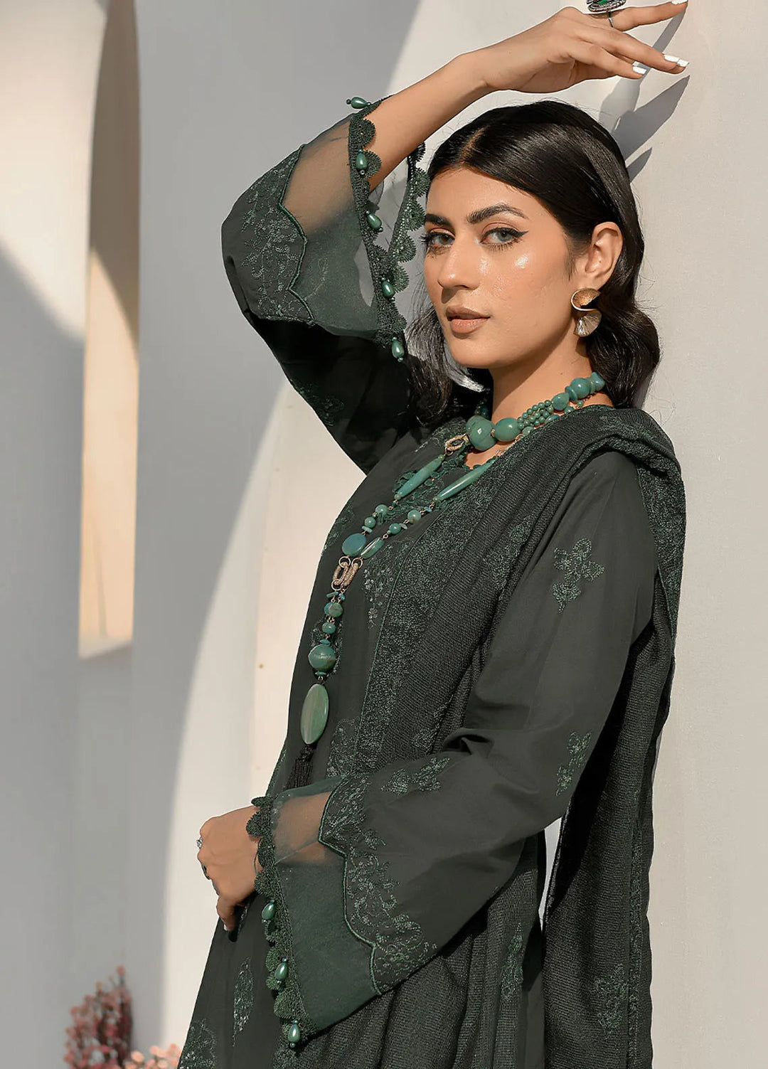 Elysia By Fiona Pret Embroidered Lawn 3 Piece Suit For Girls Opulence