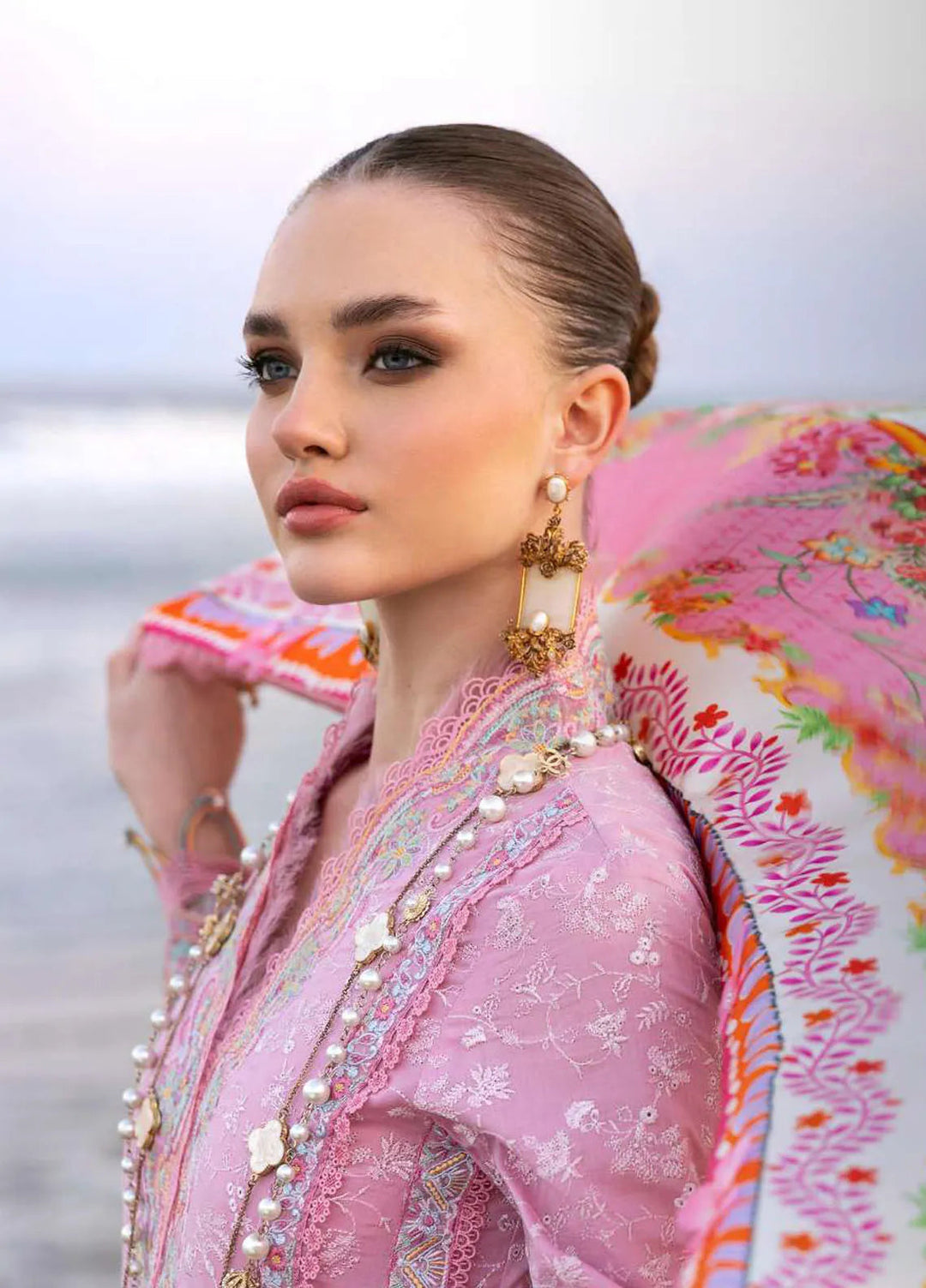 Elysia by Kanwal Malik Embroidered Lawn Suits Unstitched 3 Piece KM24E Ariana - Summer Collection