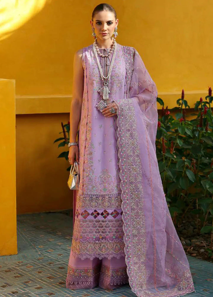 Elysia by Kanwal Malik Embroidered Lawn Suits Unstitched 3 Piece KM24E Celia - Summer Collection