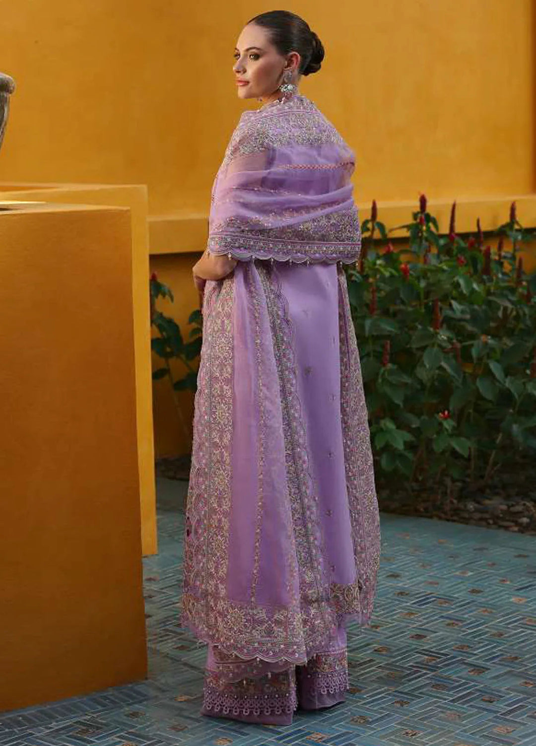 Elysia by Kanwal Malik Embroidered Lawn Suits Unstitched 3 Piece KM24E Celia - Summer Collection