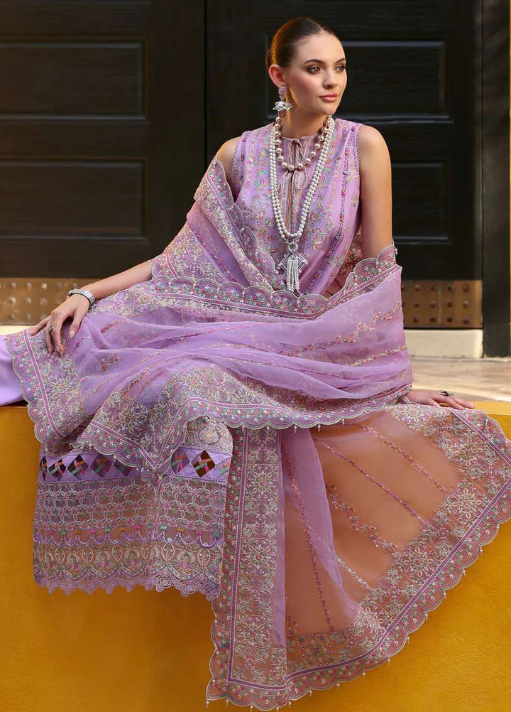 Elysia by Kanwal Malik Embroidered Lawn Suits Unstitched 3 Piece KM24E Celia - Summer Collection