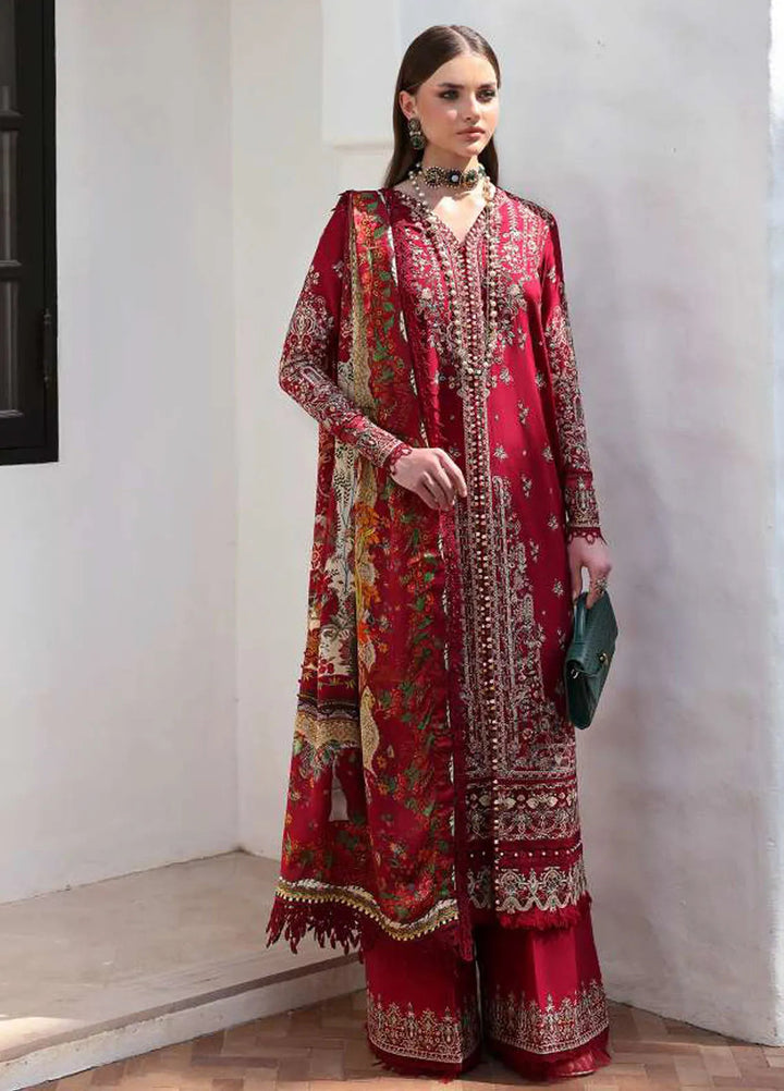 Elysia by Kanwal Malik Embroidered Lawn Suits Unstitched 3 Piece KM24E Marina - Summer Collection