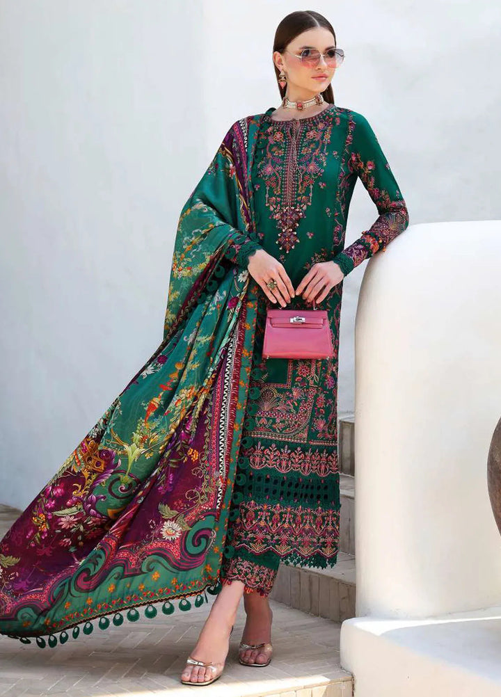 Elysia by Kanwal Malik Embroidered Lawn Suits Unstitched 3 Piece KM24E Sierra - Summer Collection