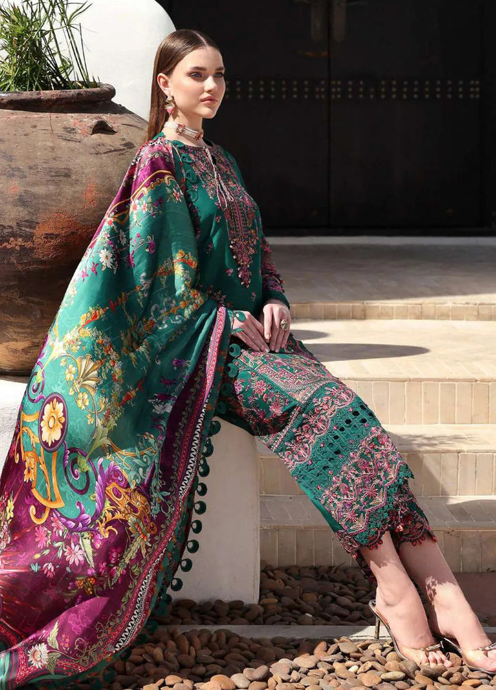 Elysia by Kanwal Malik Embroidered Lawn Suits Unstitched 3 Piece KM24E Sierra - Summer Collection