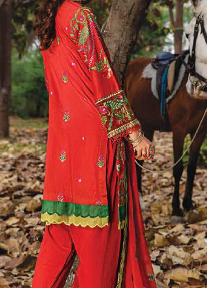 Elysia by Sana Sheraz Embroidered Lawn Suits Unstitched 3 Piece SS21E 05 Calendula - Luxury Collection