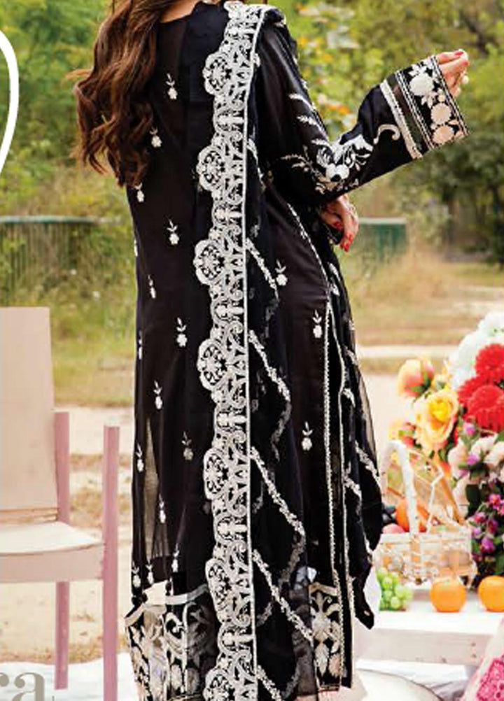 Elysia by Sana Sheraz Embroidered Lawn Suits Unstitched 3 Piece SS21E 10 Snowdrop - Luxury Collection