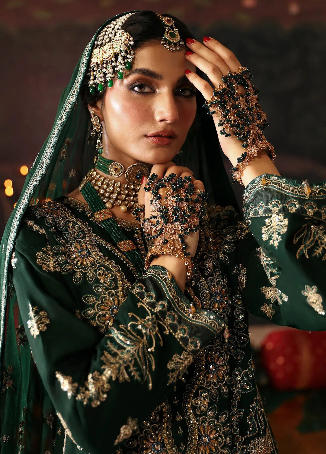 Emaan Adeel Embroidered Chiffon Suits Unstitched 3 Piece EA24DD Baigam Bano - Formals Collection