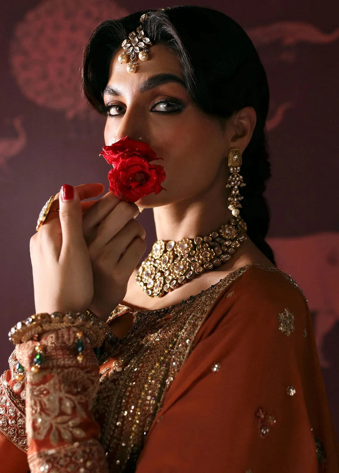 Emaan Adeel Embroidered Chiffon Suits Unstitched 3 Piece EA24DD Leela - Formals Collection