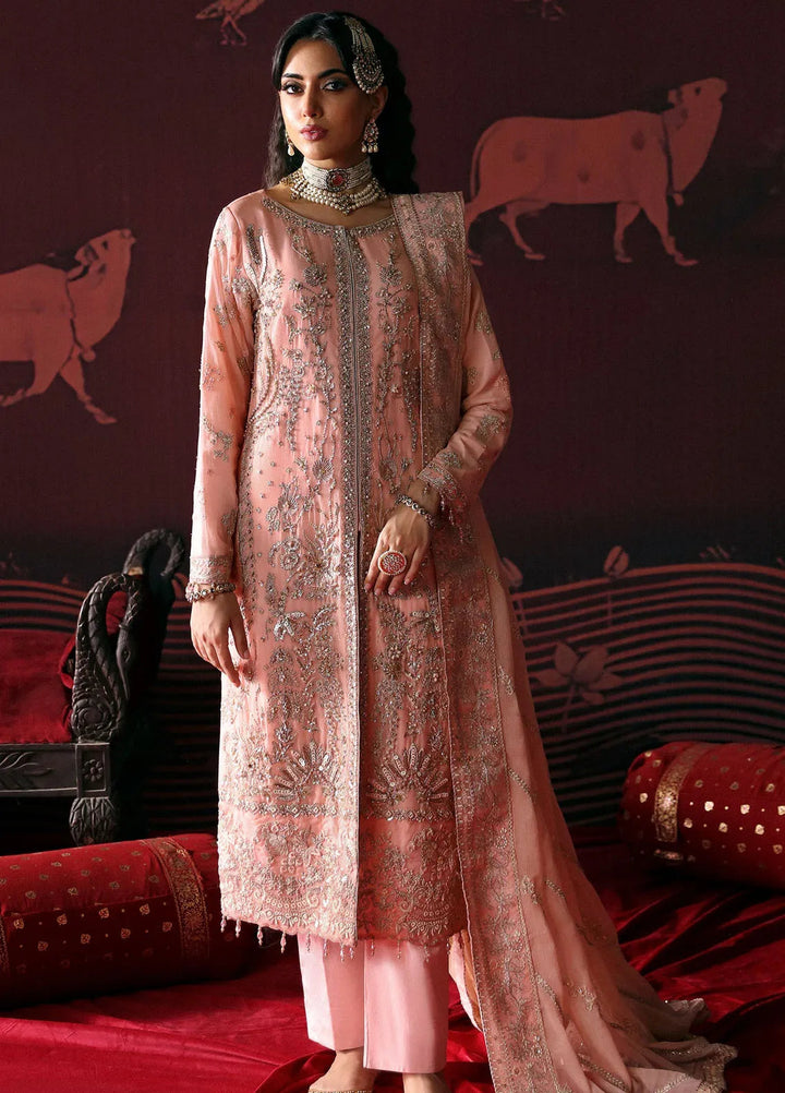 Emaan Adeel Embroidered Chiffon Suits Unstitched 3 Piece EA24DD Nisha - Formals Collection