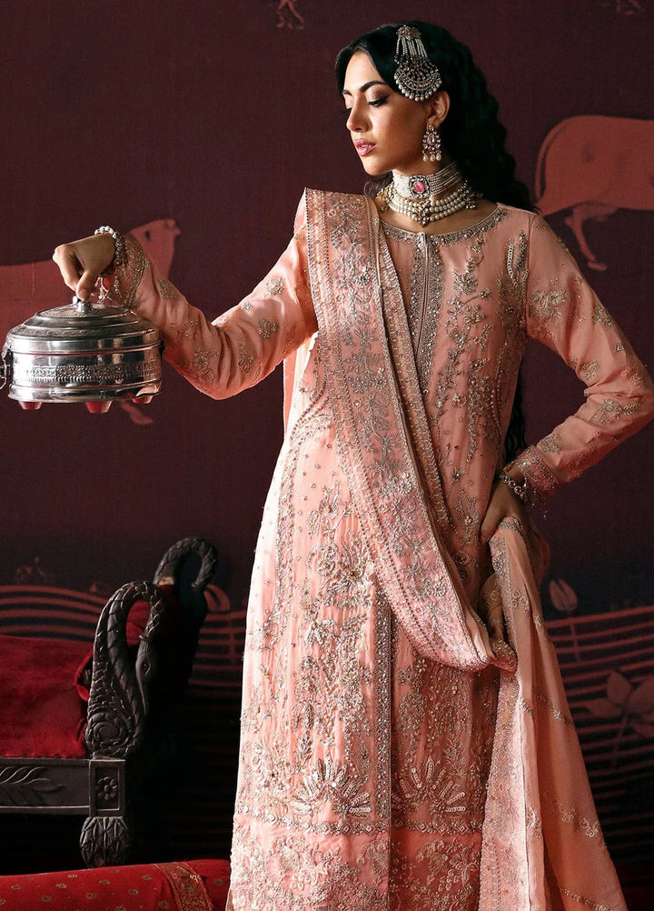 Emaan Adeel Embroidered Chiffon Suits Unstitched 3 Piece EA24DD Nisha - Formals Collection