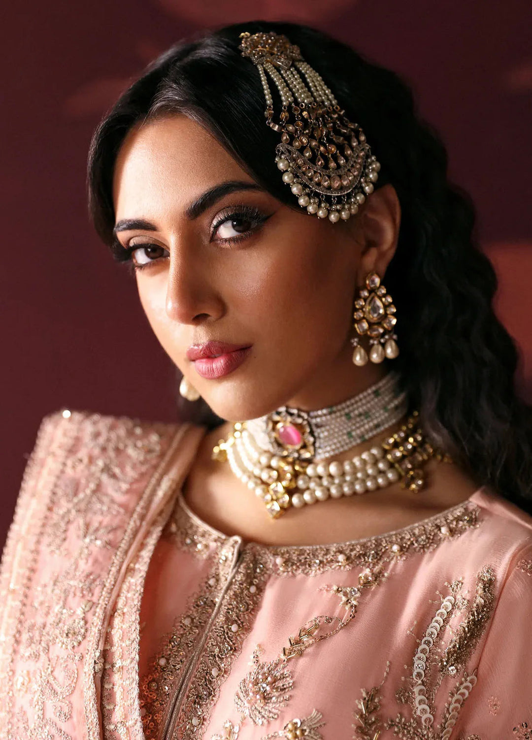 Emaan Adeel Embroidered Chiffon Suits Unstitched 3 Piece EA24DD Nisha - Formals Collection