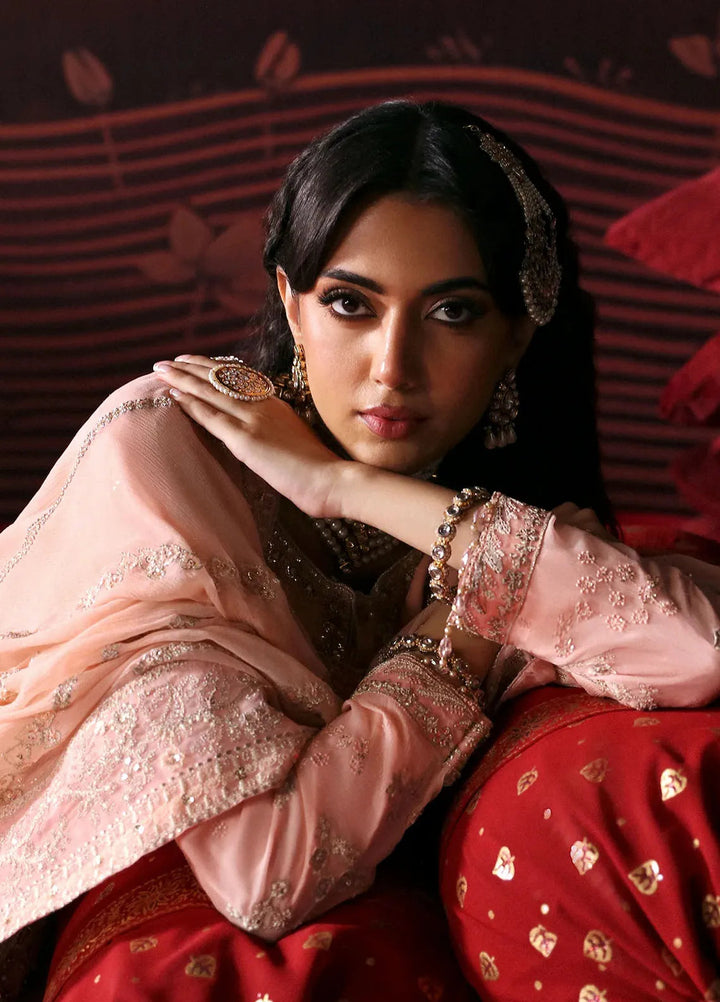 Emaan Adeel Embroidered Chiffon Suits Unstitched 3 Piece EA24DD Nisha - Formals Collection