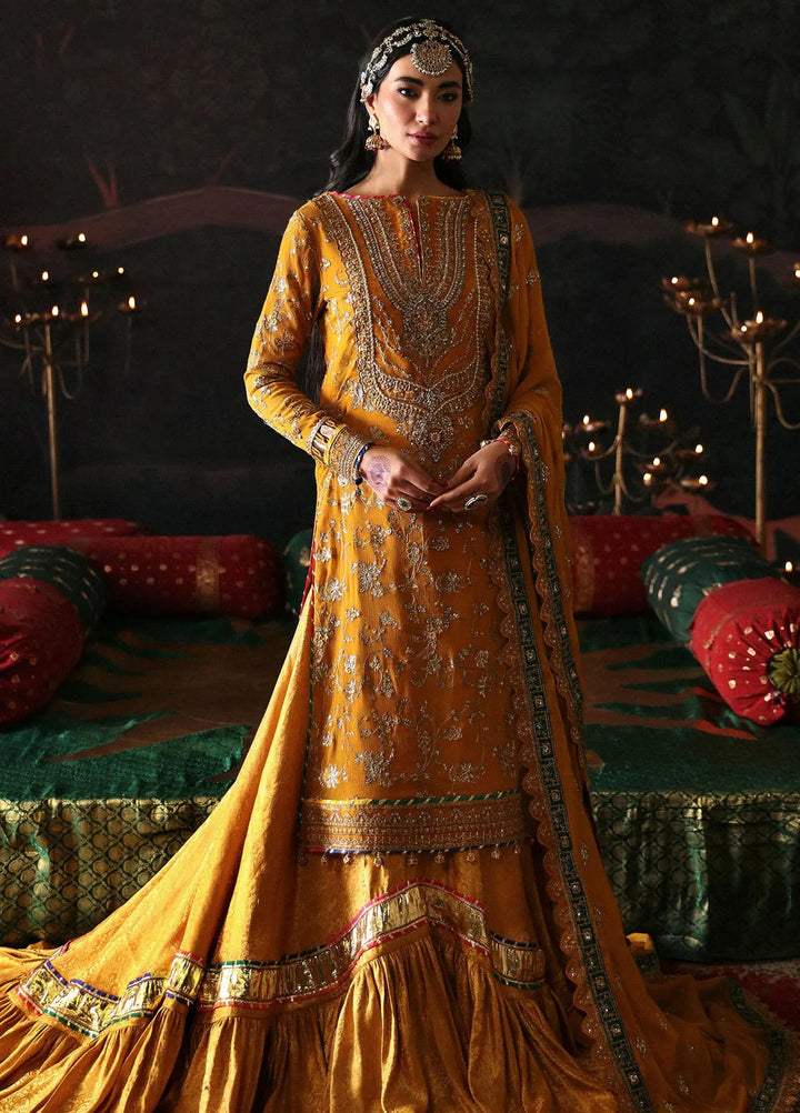 Emaan Adeel Embroidered Chiffon Suits Unstitched 3 Piece EA24DD Roshan Jahan - Formals Collection