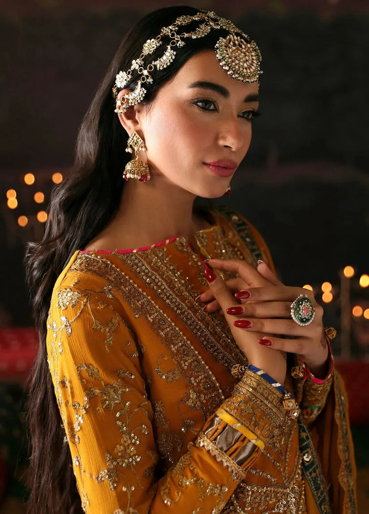 Emaan Adeel Embroidered Chiffon Suits Unstitched 3 Piece EA24DD Roshan Jahan - Formals Collection