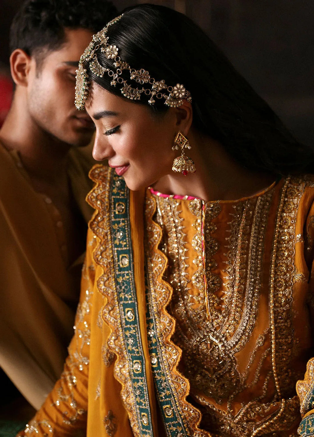 Emaan Adeel Embroidered Chiffon Suits Unstitched 3 Piece EA24DD Roshan Jahan - Formals Collection