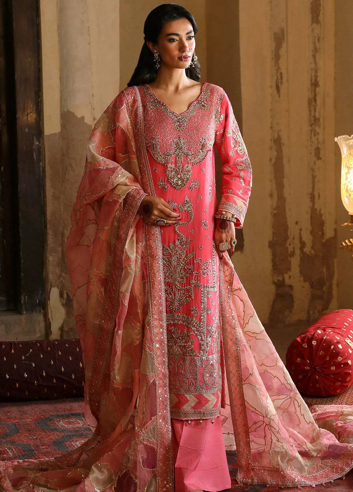 Emaan Adeel Embroidered Chiffon Suits Unstitched 3 Piece EA24DD Zaarbakht - Formals Collection