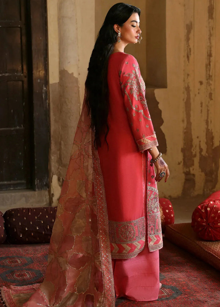 Emaan Adeel Embroidered Chiffon Suits Unstitched 3 Piece EA24DD Zaarbakht - Formals Collection